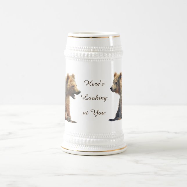 Stiel mit Grizzeln Bierglas (Mittel)