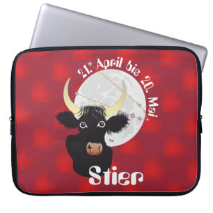 Stier 21. April bis 20. Mai Laptop Schutzhüllen Laptopschutzhülle