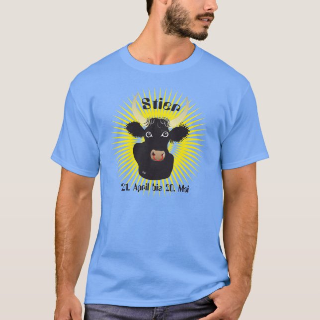 Stier 21. April bis 20. Mai T-Shirt (Vorderseite)