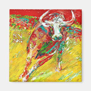 Stier 4 durch Natalia KURUCH Magnet