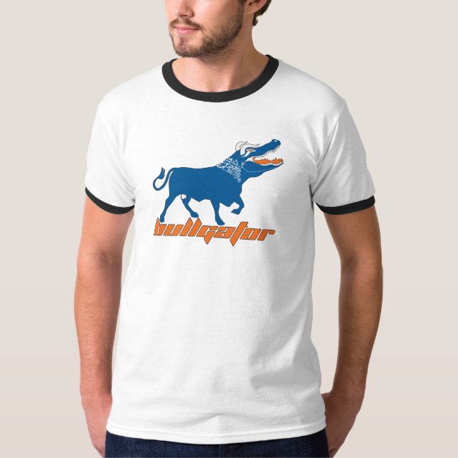 Stier-AlligatorT - Shirt (Vorderseite)
