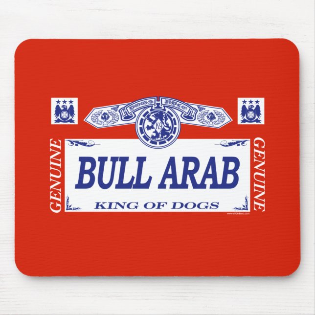 Stier-Araber Mousepad (Vorne)