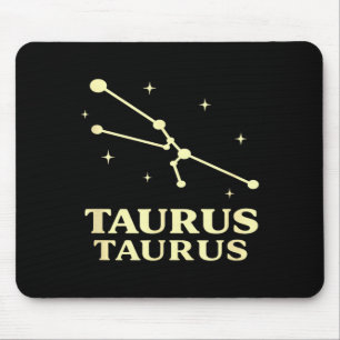 Stier Astrologie Sternzeichen Sternbild Tierkreis Mousepad