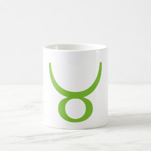 Stier-astrologisches Symbol, Tierkreis-Tasse Kaffeetasse