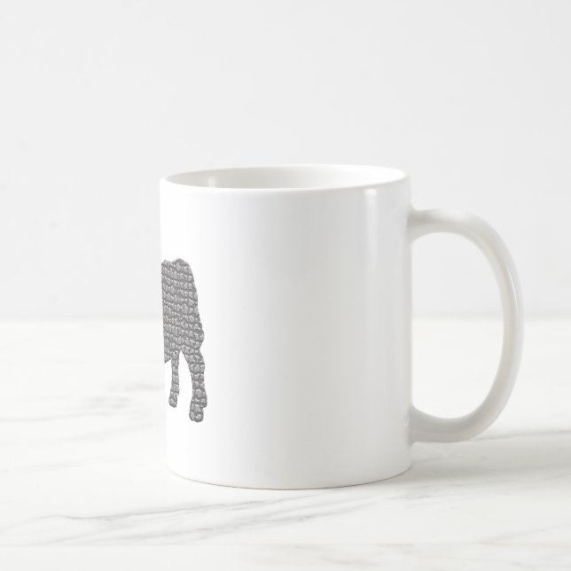 Stier blockierte kaffeetasse (Rechts)