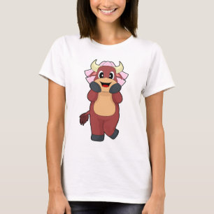 Stier Braut Schleier Hochzeit T-Shirt