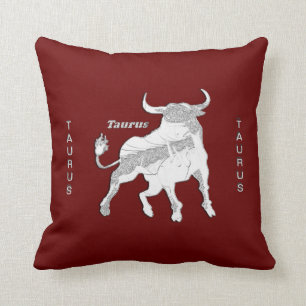 Stier das Tierkreis-Amerikaner Mojo Kissen Stiers