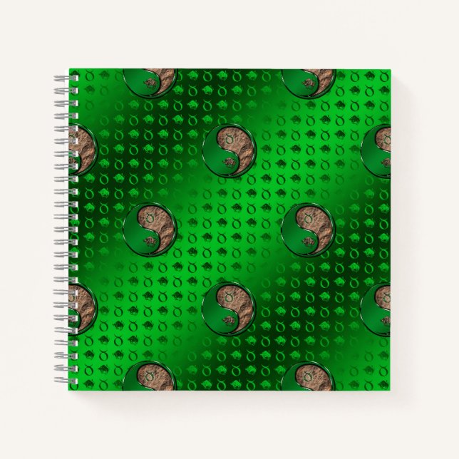 Stier der Bulle Notizbuch (Vorderseite)