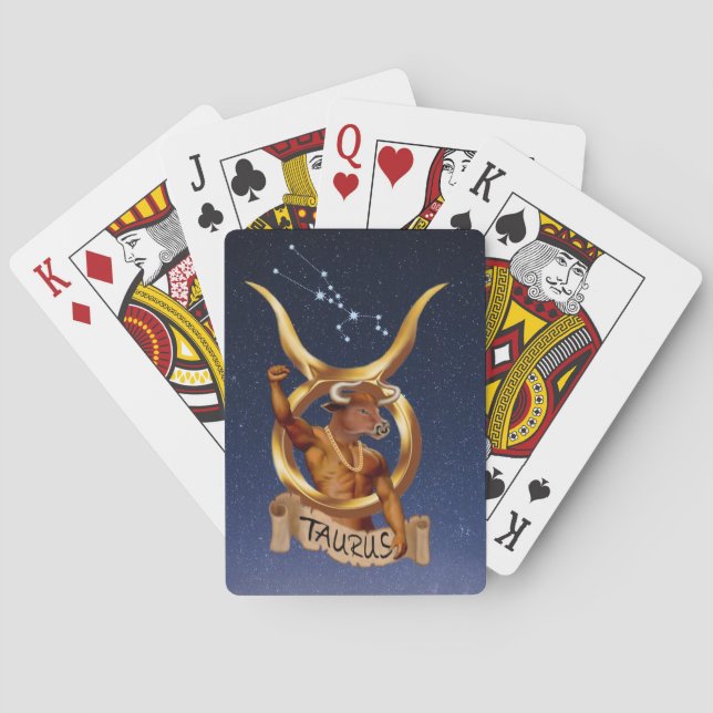 STIER DER BULLE SPIELKARTEN (Rückseite)