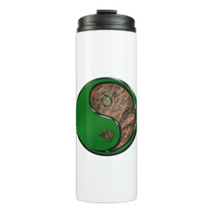 Stier der Bulle Thermosbecher