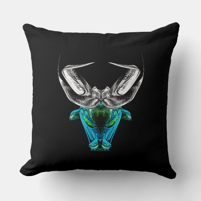Stier – Der Puls der Erde Kissen (Vorderseite)