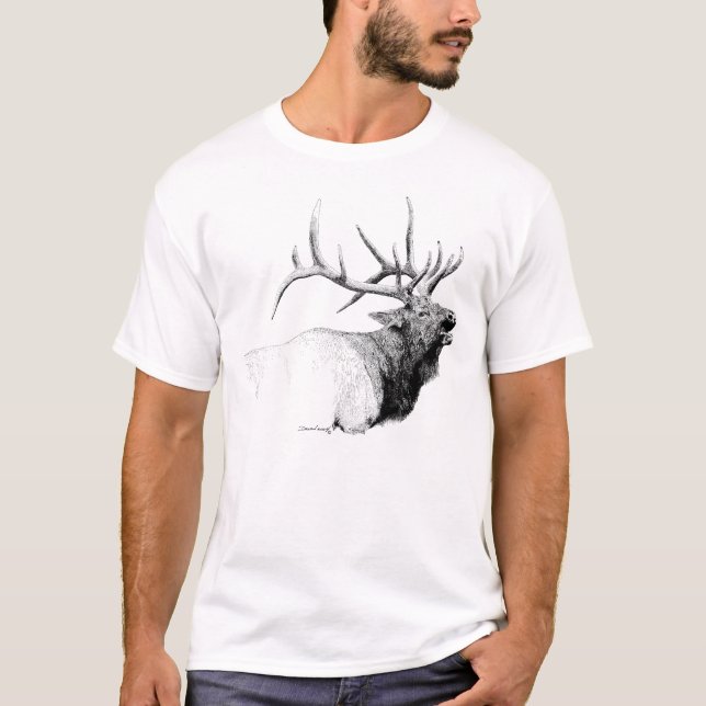 Stier-Elche T-Shirt (Vorderseite)