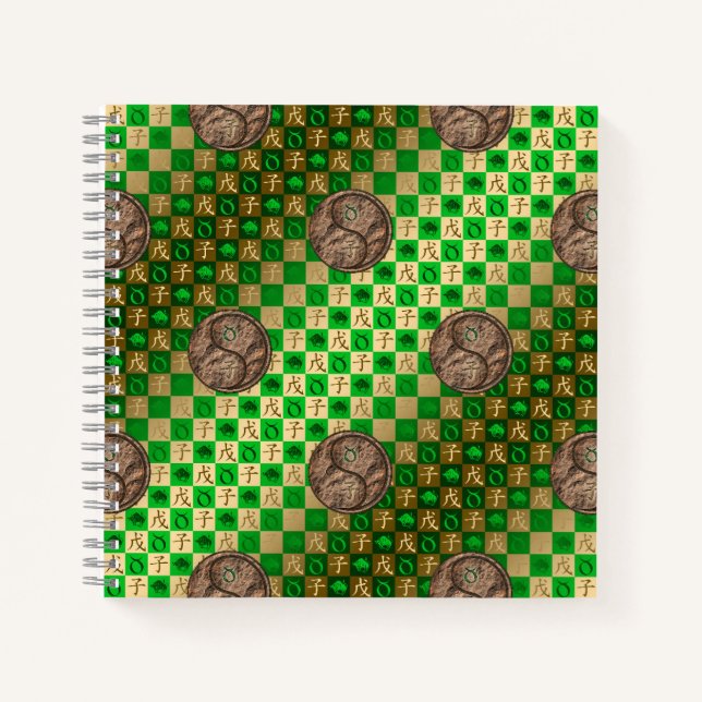 Stier & Erde Ratte Notizbuch (Vorderseite)
