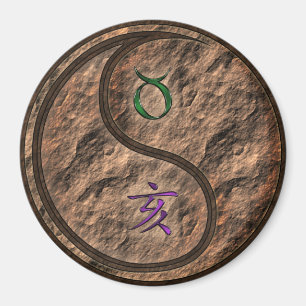 Stier & Erde Schwein Magnet