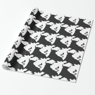 Stier Geschenkpapier