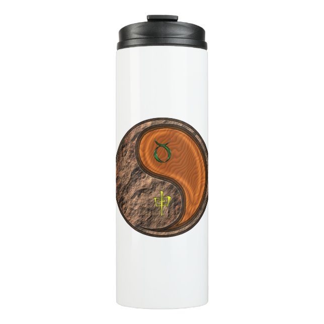 Stier & Holz Affe Thermosbecher (Vorderseite)