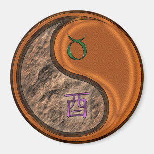 Stier & Holz Hahn Magnet