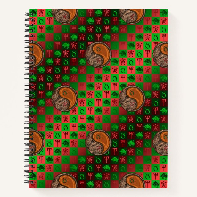Stier & Holz Tiger Notizbuch (Vorderseite)