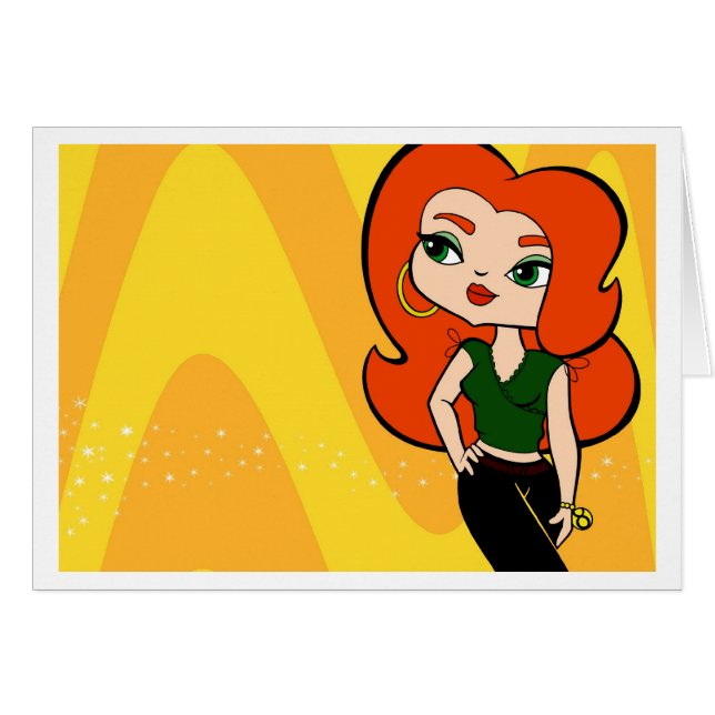 Stier-Karte (Vorderseite (Horizontal))