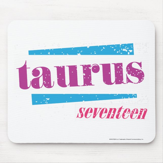 Stier lila mousepad (Vorne)