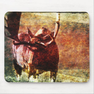 Stier-Mäusemalerei-Mausunterlage Mousepad