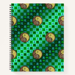 Stier & Metall Hund Spiralblock Notizbuch