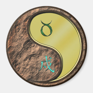 Stier & Metallhund Magnet