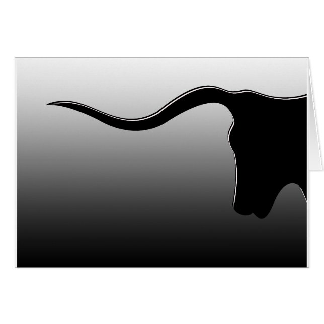 Stier mit Horn (Vorderseite (Horizontal))