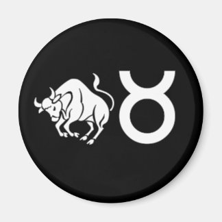 Stier mit Symbol Magnet