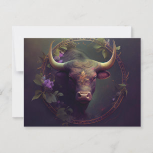Stier-Postkarten Postkarte