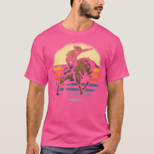 Stier-Reiten-Rodeo-Reiter-Cowboy-Western T-Shirt