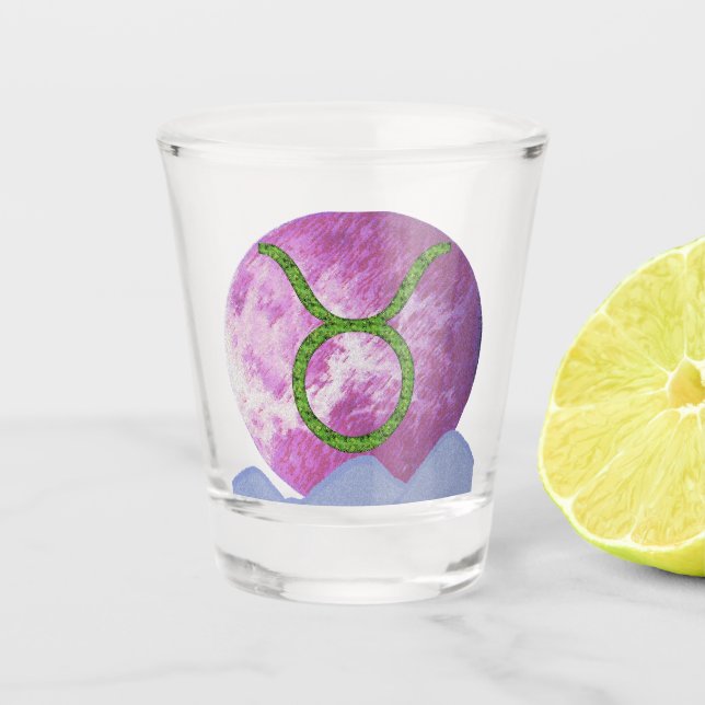 Stier Schnapsglas (Vorderseite)