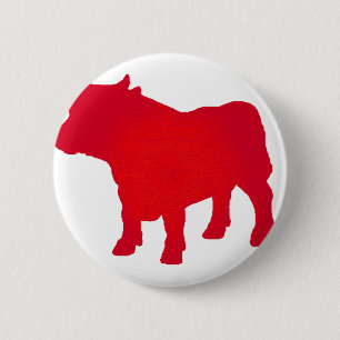 Stier sehen Rot Button