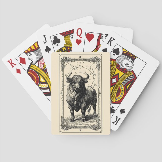 Stier Spielkarten (Rückseite)