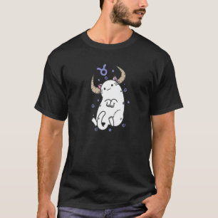 Stier-Sternzeichen als Katzen-Horoskop T-Shirt