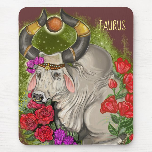Stier Sternzeichen Mousepad (Vorne)