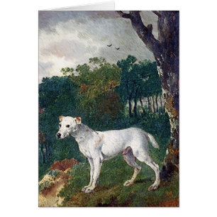 Stier-Terrier-Malerei - Vintage feine Kunst
