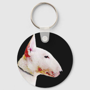 Stier-Terrier-Schlüsselanhänger Schlüsselanhänger