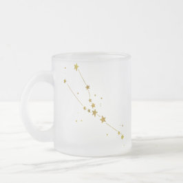 Stier-Tierkreis-mattierte Bier-Tasse Mattglastasse