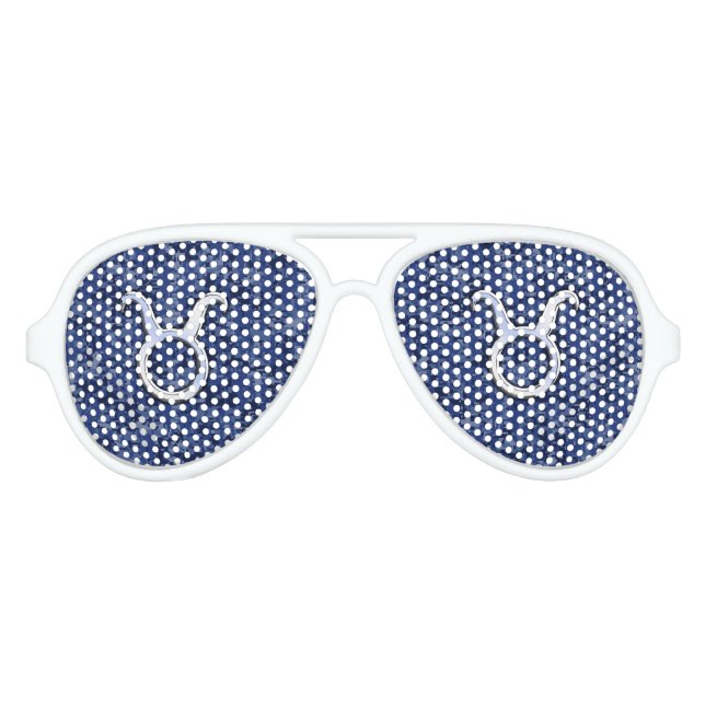Stier-Tierkreis-Zeichen auf Partybrille (Vorderseite)