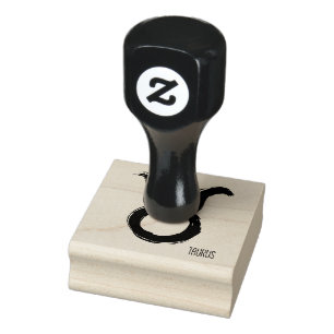Stier-Tierkreis-Zeichen-Holz-Kunst Gummistempel