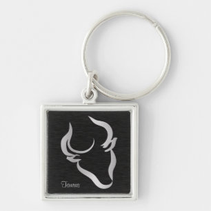 Stier-Tierkreis-Zeichen Schlüsselanhänger