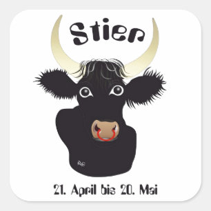 Stier - Tierkreiszeichen Aufkleber