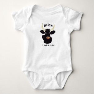 Stier - Tierkreiszeichen T-Shirt Baby Strampler