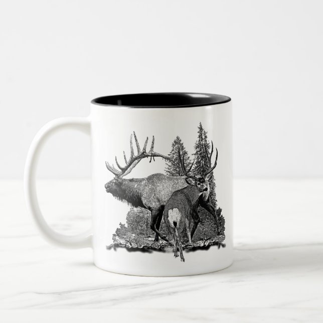 Stier und Dollar 3 Zweifarbige Tasse (Links)