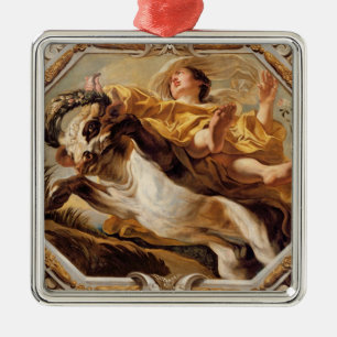 Stier, von den Zeichen des Tierkreises Silbernes Ornament