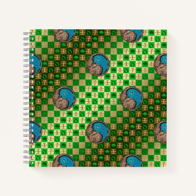 Stier & Wasser-Ratte Notizbuch (Vorderseite)