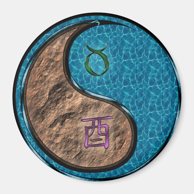 Stier & Wasserhahn Magnet (Vorne)