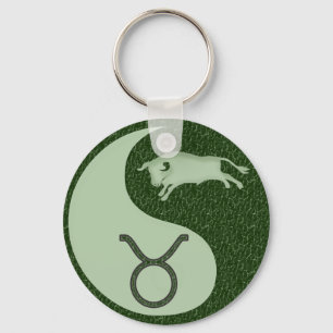 Stier Yin Yang Schlüsselanhänger