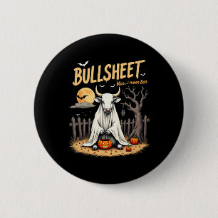 Stierblatt Kuh Geist Halloween Wortspiel mit Jack Button